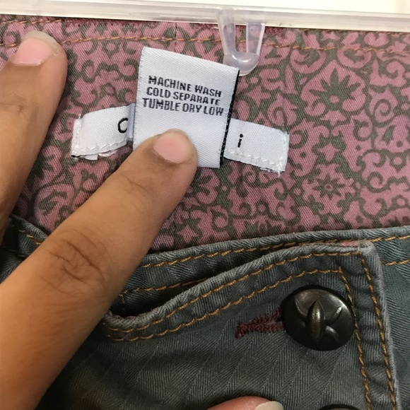 Cabi- Green Wide Leg Pants size 4 - Picture 7 of 8